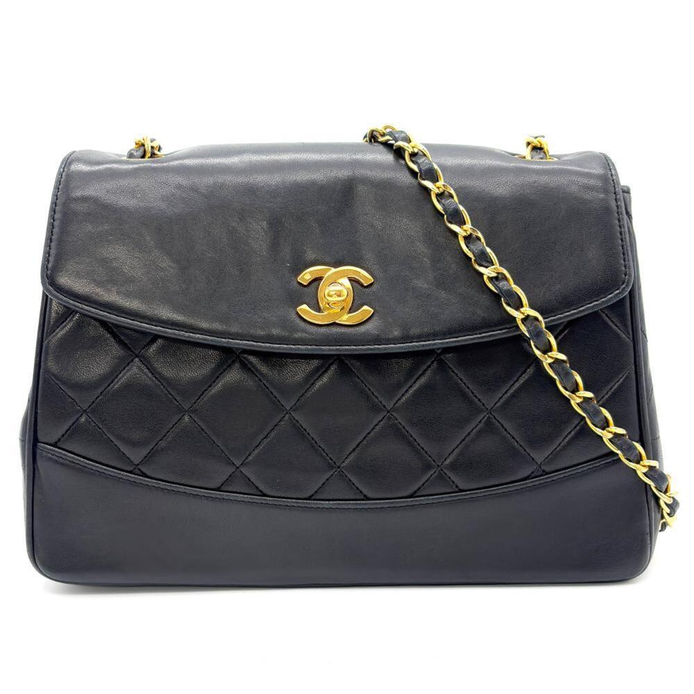 Chanel Vintage Cc Chain Flap Bag #336240C36B